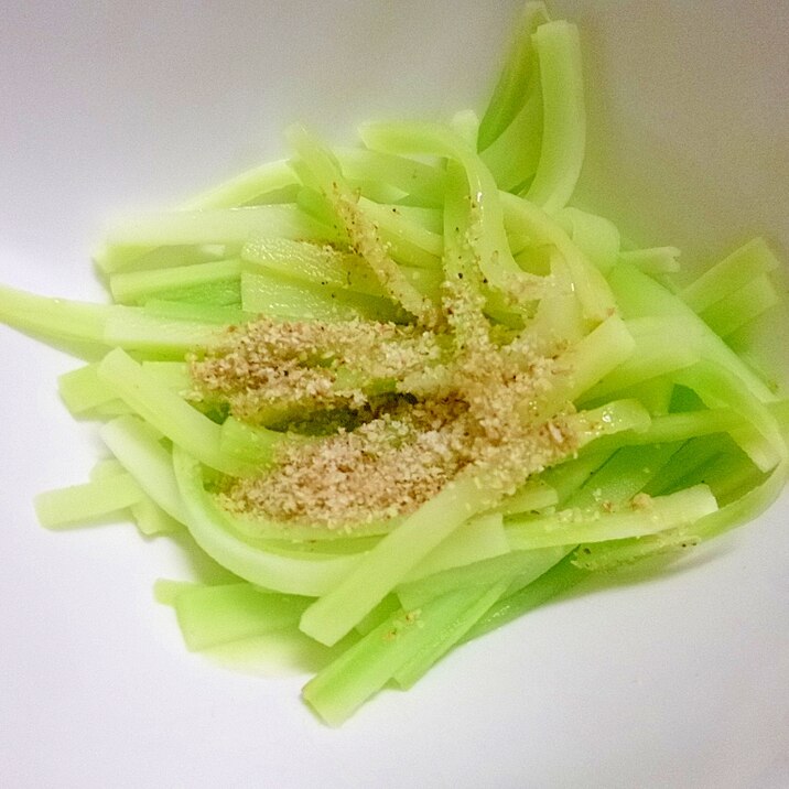 レンジで簡単!節約!ブロッコリーの芯のごま和え